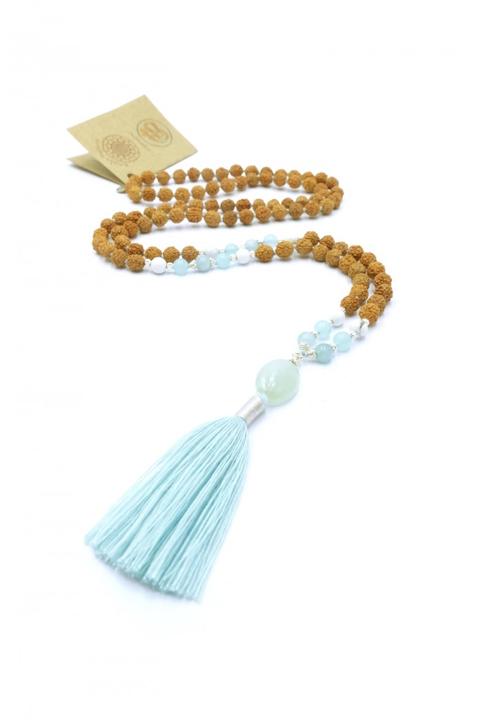 aquamarine-howlite-mala